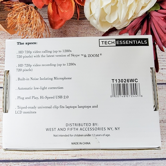 NWT Tech Essentials Web Camera - Picture 2 of 4